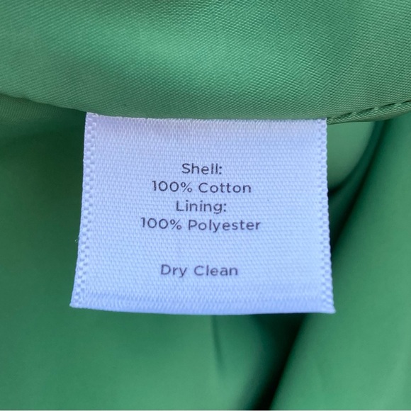 TALBOTS Multicolor Pink, Green & White Floral Canvas A-Line Midi Length Skirt, 8 - Picture 14 of 16